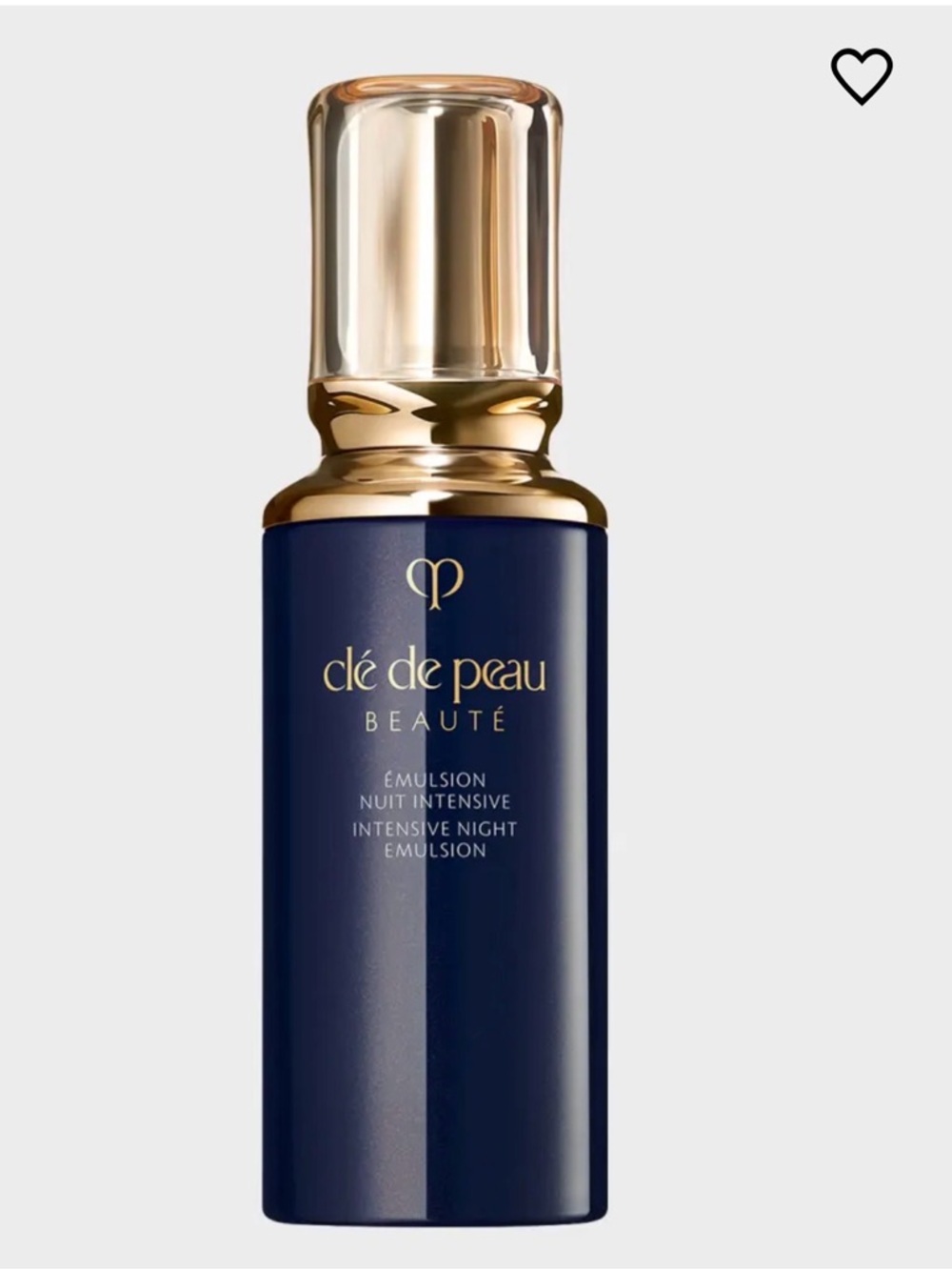 Cle de Peau 
EMULSION
FORTIFIANTE INTENSIVE
INTENSIVE FORTIFYING
EMULSION